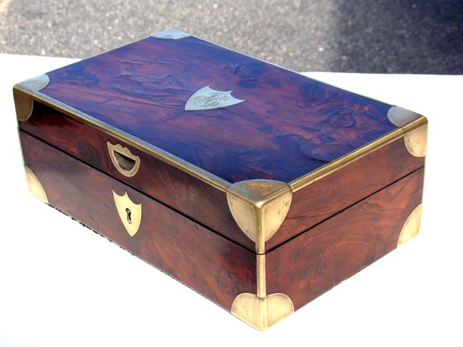 A wonderful small French Napoleonic period mahogany Gentlemen's Dressing Box circa 1810